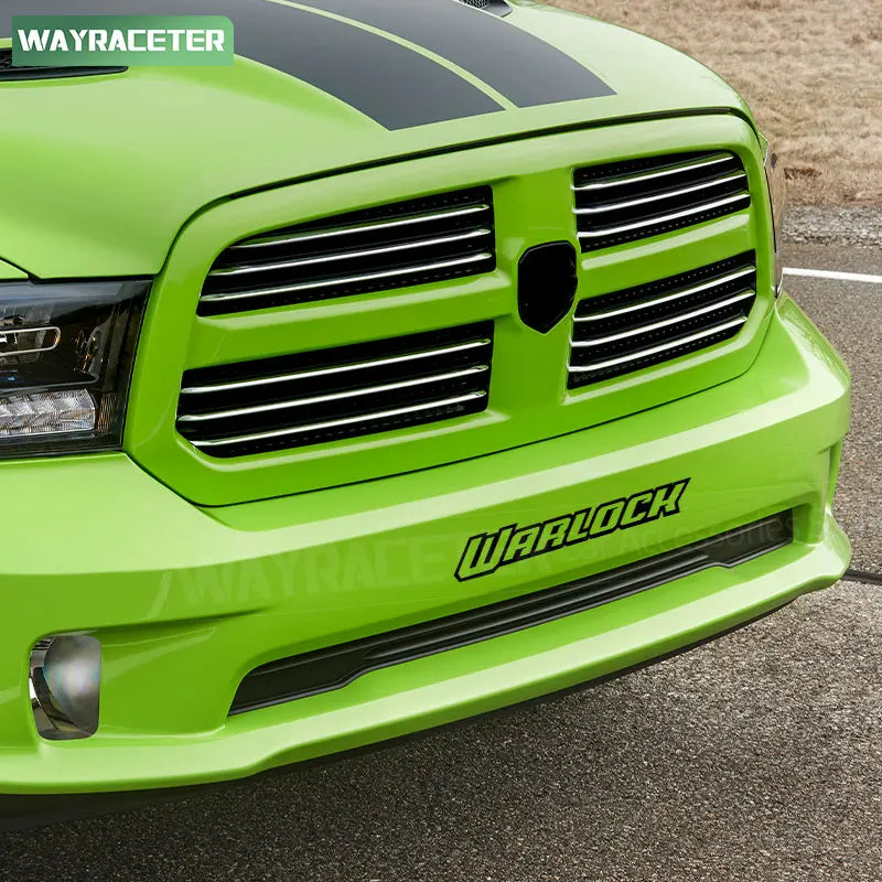 Rear Trunk & Door Side Body Graphic Decal for Dodge RAM 1500 / SRT / Warlock | Vinyl Sticker - 200000182:193#Reflective black-200000182:29#Reflective white-200000182:10#Reflective red-200000182:366#Reflective yellow-200000182:175#Reflective green-  DRIVEN - 4