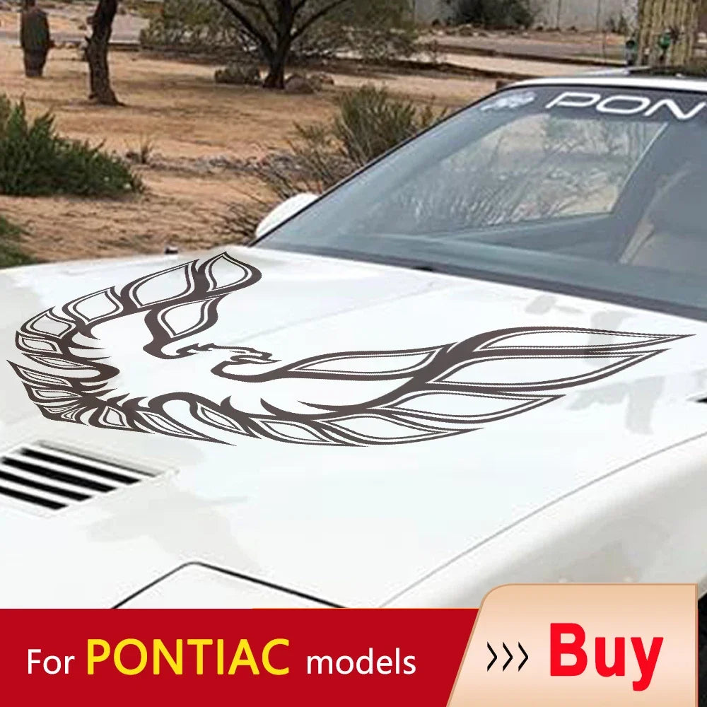 Engine Cover & Door Emblem Decal for Pontiac Firebird / Trans AM | Color Change Vinyl Sticker - 200000182:173#Blue ;5:361385#80cm 1pcs-200000182:173#Blue ;5:200000990#40cm 1pcs-200000182:175#ArmyGreen ;5:361385#80cm 1pcs-200000182:175#ArmyGreen ;5:200000990#40cm 1pcs-200000182:496#carbon fiber ;5:361385#80cm 1pcs-  DRIVEN - 4