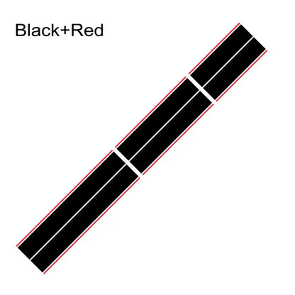 Hood, Roof & Trunk Stripe Decal for Ford Mustang EcoBoost / Shelby GT | PVC Racing Kit - 200000182:350852#Glossy Orange-200000182:10#Glossy Red-200000182:175#BLack Red-200000182:366#Glossy Yellow-200000182:193#Glossy Black-  DRIVEN - 7