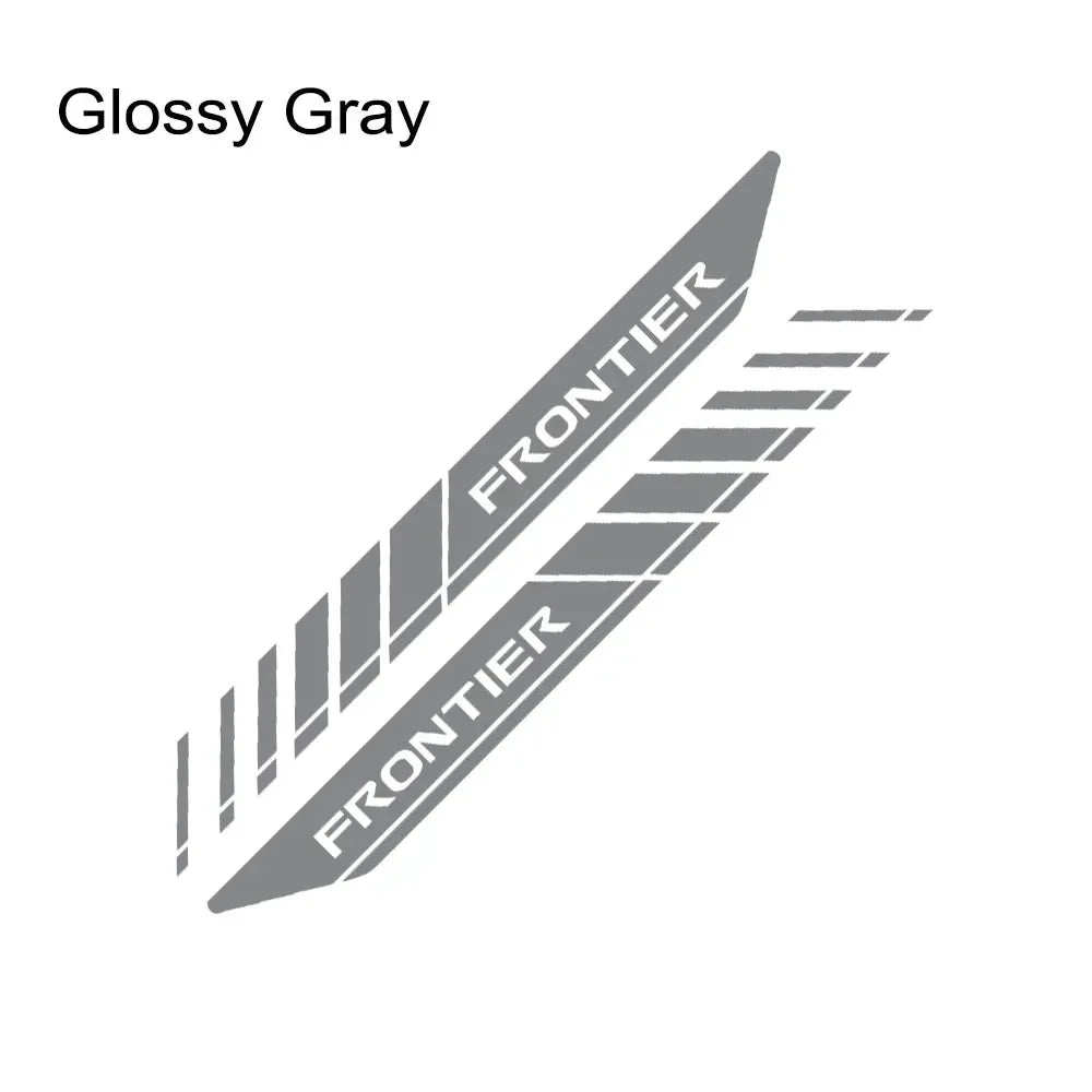 Rear Trunk Side Decal for Nissan Frontier NP300 | Vinyl Truck Graphic 2-Pack - 200000182:193#Glossy Black-200000182:691#Glossy Gray-200000182:29#Glossy White-200000182:350853#Carbon Fiber-200000182:496#Matt Silver-  DRIVEN - 8