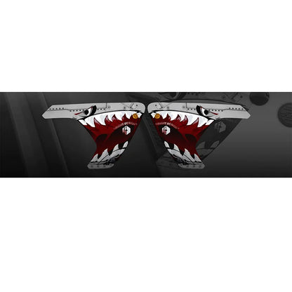 Shark Soldier Hood, Side & Fender Vent Decal | Precut Vinyl Wrap Graphic Kit - 200000182:350686#E-200000182:691#C-200000182:10#D-200000182:193#A-200000182:29#B-  DRIVEN - 7