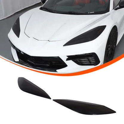 Black Tail Light Cover Brake Light Wide Indicator Trim for Corvette C8 Z51/Z06 (2020–2023) | ISO9001