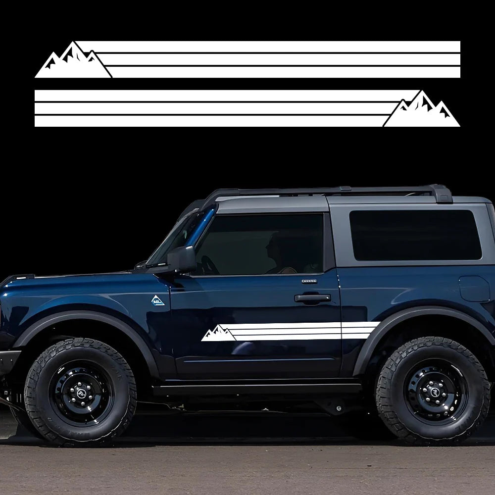 Door Side Decal Lettering Kit for Ford Bronco | Waterproof PVC Vinyl Wrap Graphics - 200000182:29#B-200000182:691#C-200000182:193#A-200000182:10#D-200000182:350852#E-  DRIVEN - 2