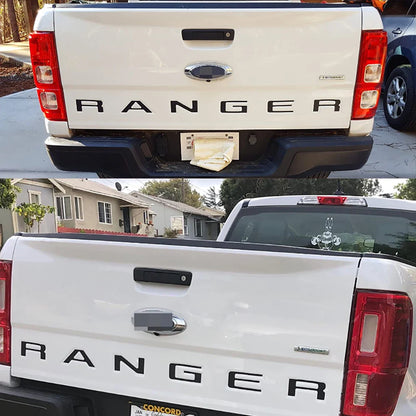 Tailgate Insert & Indent Letter Decal for Ford Ranger (2019–2021) | Vinyl Truck Sticker - 200000182:1052#Matt Black-200000182:496#Matt Silver-200000182:350850#Carbon Fiber-200000182:366#Glossy Yellow-200000182:175#Glossy Blue-  DRIVEN - 5