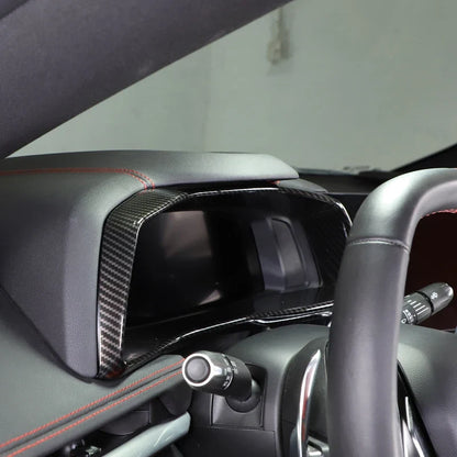 ABS Carbon Fiber / Red Interior Trim for Corvette C8 Stingray / Z51 / Z06 (2020–2025) | ISO9001