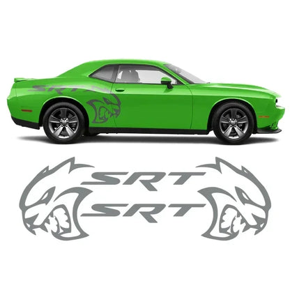 Hellcat SRT Rear Fender Tribal Decal — Both Sides Included | Challenger, Charger & Mustang - 200000182:691#03;5:200000990#Both Side-200000182:10#04;5:200000990#Both Side-200000182:193#01;5:200000990#Both Side-200000182:29#02;5:200000990#Both Side-200000182:175#07;5:200000990#Both Side-  DRIVEN - 5