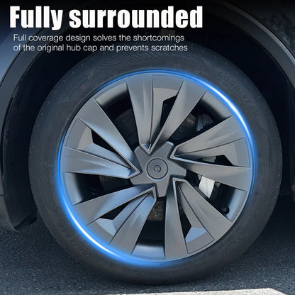 19" Crossflow Hub Cap Wheel Covers for Tesla Model Y Juniper | 4-Piece Performance Replacement Set - 14:201336230#matte black;200007085:11755855#19 inch 2025;200007763:201336106;400005408:110553637#For Model Y Juniper;400005409:3984267#Upgraded version-14:201897807#sliver black;200007085:11755855#19 inch 2025;200007763:201336106;400005408:110553637#For Model Y Juniper;400005409:3984267#Upgraded version-  DRIVEN - 6