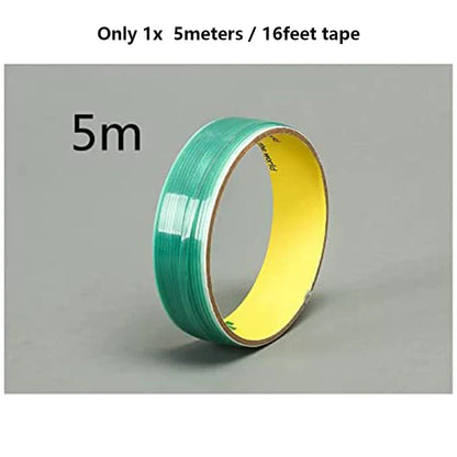 Vinyl Wrap Cutting Tape | Finish Line Tape for Car, Motorcycle & Boat Film Installation - 200000182:350852#only 5m tape-200000182:350853#10m with scraper-200000182:350850#5m with scraper-200000182:10#only 10m tape-  DRIVEN - 8