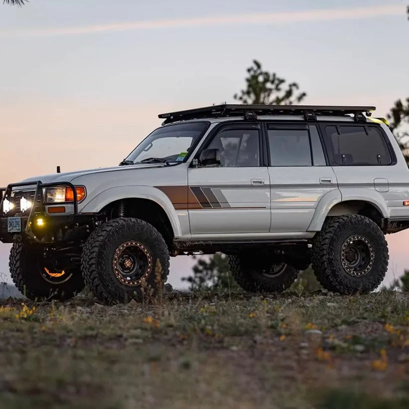 Off-Road Body & Waistline Stripe Decal Kit for Toyota Land Cruiser LC80 | Exterior Vinyl Graphics - 200000182:350686#C-200000182:173#B-200000182:350852#A-  DRIVEN - 3