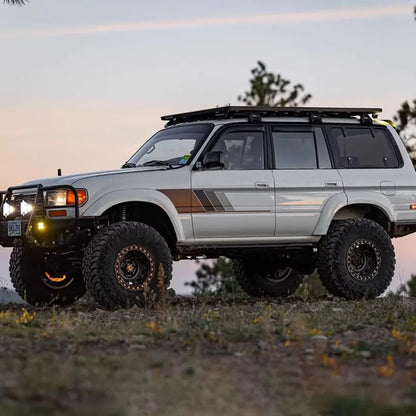 Off-Road Body & Waistline Stripe Decal Kit for Toyota Land Cruiser LC80 | Exterior Vinyl Graphics - 200000182:350686#C-200000182:173#B-200000182:350852#A-  DRIVEN - 3