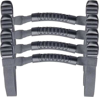 Roll Bar Grab Handles Grip for Jeep Wrangler YJ/TJ/JK/JL (1995–2021) | 4-Piece Set
