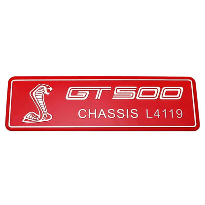 Alloy GT350 / GT500 Logo Trunk & Body Badge | Ford Shelby Mustang Emblem Sticker - 200000182:350852#E-200000182:10#D-200000182:175#G-200000182:366#F-200000182:173#H-  DRIVEN - 9