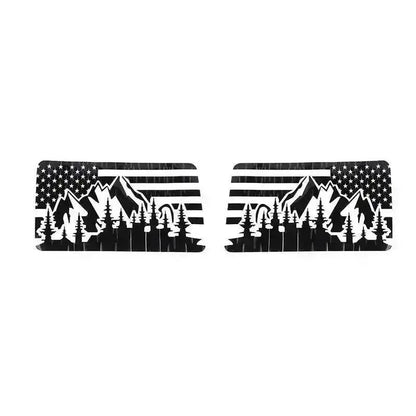Rear Window Tint Decal Ornament for Ford Bronco (2021+) | PVC Privacy Sticker - 200000182:691#PVC C-200000182:29#PVC B-200000182:193#PVC A-200000182:366#soft carbonfiber D-200000182:350852#PVC D-  DRIVEN - 8