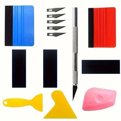Car Vinyl Wrap Tool Kit | Squeegee, Scraper & Foil Tools for Auto Wrapping - 14:10#13PCS-14:350850#New 14Pcs-14:350853#6PCS-  DRIVEN - 7