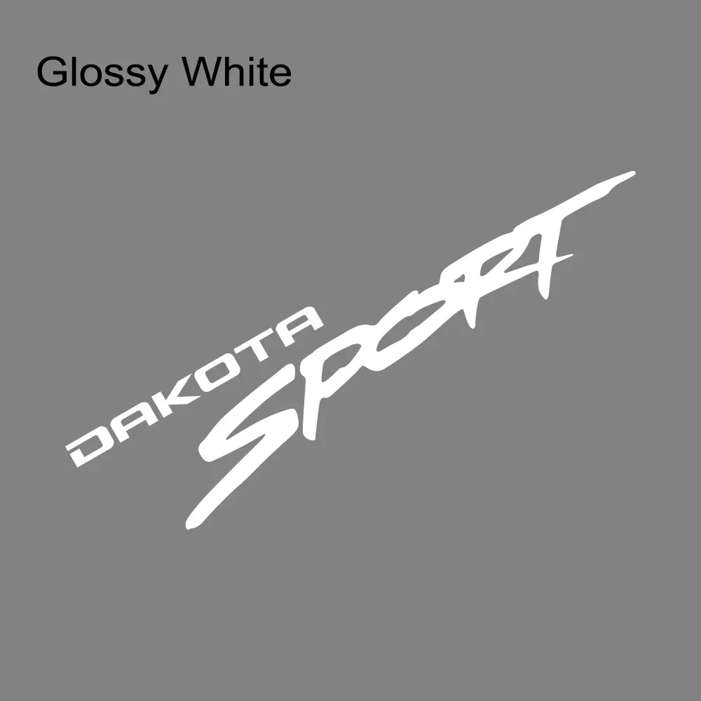 Sport Side Graphic Decal for Dodge Dakota SLT / SXT / 5.9 / R/T | Vinyl Logo Style Truck Sticker - 200000182:173#Matt Gold;355:203282823#1 Piece-200000182:173#Matt Gold;355:203282824#2 Pieces-200000182:496#Matt Silver;355:203282823#1 Piece-200000182:496#Matt Silver;355:203282824#2 Pieces-200000182:175#Glossy Blue;355:203282823#1 Piece-  DRIVEN - 16