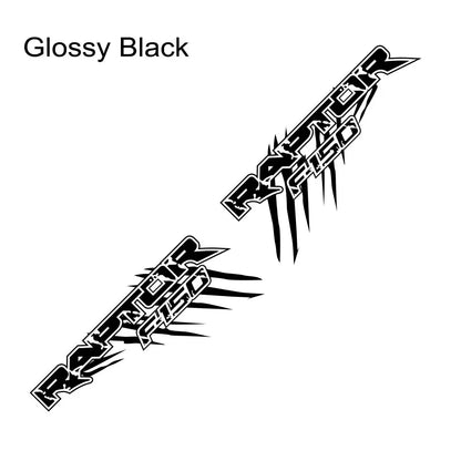 SVT Truck Bed Side Decal for Ford F-150 Raptor SVT | 2-Piece Pickup Vinyl Graphic - 200000182:350850#Glossy Black-200000182:350852#Glossy White-200000182:200006152#Matt Black-200000182:200004890#Carbon Fiber-200000182:691#Matt Silver-  DRIVEN - 10