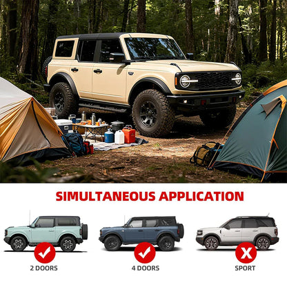 Ford Bronco Tailgate Table – Folding Luggage Shelf & Load Platform (2021–2025, 2 & 4-Door) - 14:193#Ford Bronco czj-  DRIVEN - 6