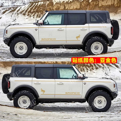 Fashion Sport Custom Appearance Modified Vinyl Decal Kit for Ford Bronco | KK Wrap - 200000182:173#C-200000182:496#D-200000182:350686#E-200000182:366#A-200000182:175#B-  DRIVEN - 3