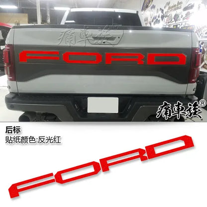 Custom Head Letter Vinyl Decal for Ford Raptor F-150 | KK Film Decorative Sticker - 200000182:10#B-200000182:350852#C-200000182:366#D-200000182:175#E-200000182:173#F-  DRIVEN - 7