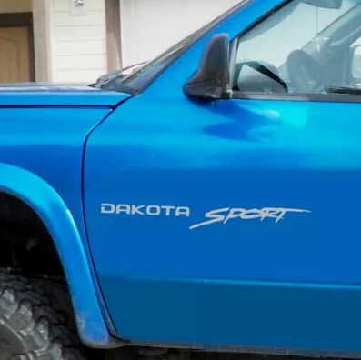 Dodge Dakota Sport Side Decals 26" - Premium Vinyl Graphics Kit (Pair) - sku-51488802013316-sku-51488802046084-sku-51488802078852-sku-51488802111620-sku-51488802144388-  DRIVEN - 1