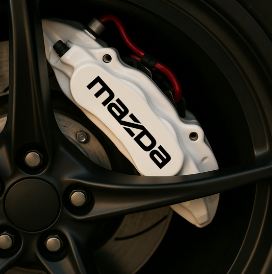 Mazda Brake Caliper Decals – Universal Fit | Set of 8 (3" to 6") - sku-51796586496132-sku-51796586528900-sku-51796586561668-sku-51796586594436-sku-51796586627204-  DRIVEN - 1