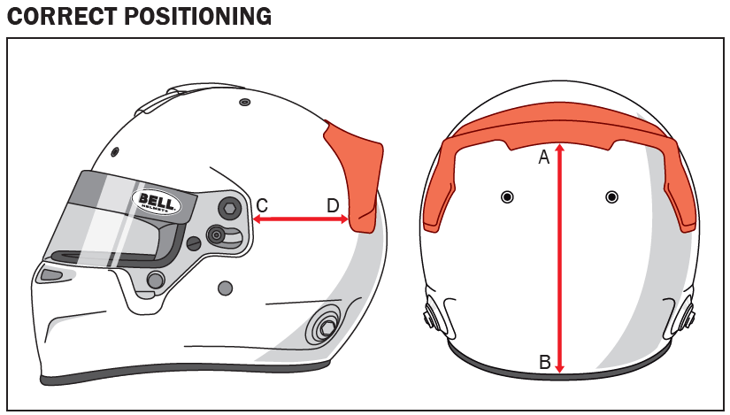 BELL | HP7 - F1 (V15) - Clear| Rear Spoiler | Helmet Aerodynamics