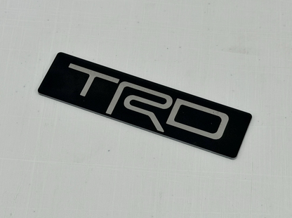 "TRD Sport" Husky Floor Mat Logo (Etched Acrylic) - Universal - UNIVERSALHUKSY-TRDS-1-UNIVERSALHUKSY-TRDS-2-UNIVERSALHUKSY-TRDS-3-  DRIVEN - 4