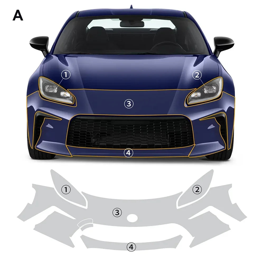 Precut PPF for Toyota GR86 (2021–2025) | TPU Paint Protection Film Clear Bra - 200000182:175#Whole Set;5:200000990#Clear Film-200000182:10#Trunk;5:200000990#Clear Film-200000182:193#Front;5:200000990#Clear Film-200000182:691#Door;5:200000990#Clear Film-200000182:29#Hood;5:200000990#Clear Film-  DRIVEN - 8