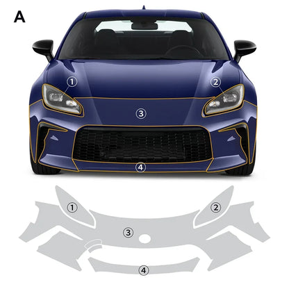 Precut PPF for Toyota GR86 (2021–2025) | TPU Paint Protection Film Clear Bra - 200000182:175#Whole Set;5:200000990#Clear Film-200000182:10#Trunk;5:200000990#Clear Film-200000182:193#Front;5:200000990#Clear Film-200000182:691#Door;5:200000990#Clear Film-200000182:29#Hood;5:200000990#Clear Film-  DRIVEN - 8