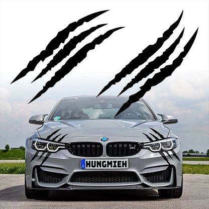 Ghost Claw Hood Vinyl Sticker | Creative Reflective Modification Decal for Cars - 200000182:29#Lights eyebrow White-200000182:193#Lights eyebrow Black-200000182:10#Lights eyebrow blue-200000182:691#Lights eyebrow Red-200000182:366#Lights hood Black-  DRIVEN - 7
