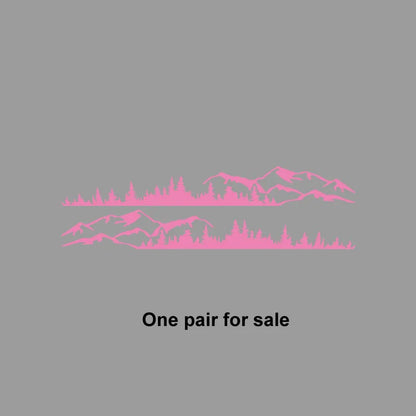 Hills & Forest Scene Adventure Decal | Outdoor Nature Vinyl Sticker for Cars, Trucks & More - 200000182:366;5:100014064-200000182:10;5:361385-200000182:366;5:361385-200000182:366;5:361386-200000182:350853;5:361385-  DRIVEN - 8