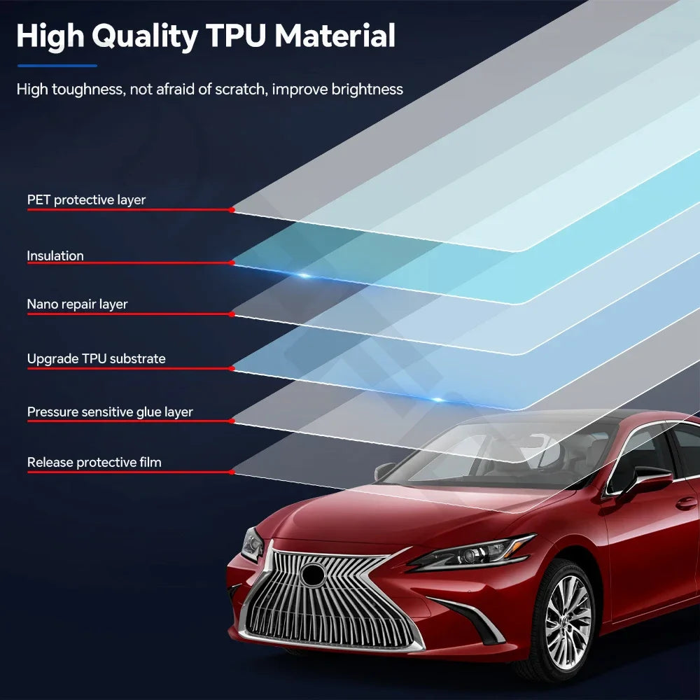 Precut PPF for Lexus ES 250 / 300h / 350 (2019–2023) | TPU Paint Protection Film Clear Bra - 200000182:173#Whole Set;5:200000990#Clear Film-200000182:10#Door;5:200000990#Clear Film-200000182:691#Front and Hood;5:200000990#Clear Film-200000182:175#Rear Trunk;5:200000990#Clear Film-200000182:350852#Roof Window;5:200000990#Clear Film-  DRIVEN - 4