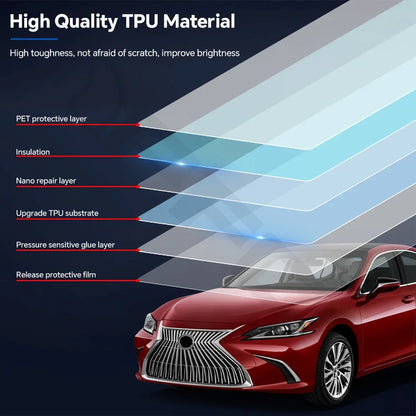 Precut PPF for Lexus ES 250 / 300h / 350 (2019–2023) | TPU Paint Protection Film Clear Bra - 200000182:173#Whole Set;5:200000990#Clear Film-200000182:10#Door;5:200000990#Clear Film-200000182:691#Front and Hood;5:200000990#Clear Film-200000182:175#Rear Trunk;5:200000990#Clear Film-200000182:350852#Roof Window;5:200000990#Clear Film-  DRIVEN - 4