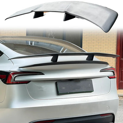Novitec-Style Rear Trunk Lid Spoiler for Tesla Model 3 (2019–2024) | ABS Luggage Compartment Wing - 14:200004891#Forged Carbon Fiber-14:200004889#Unpainted FRP-14:201619815#Real Carbon Fiber-  DRIVEN - 3