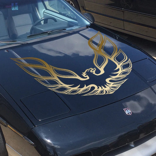 Engine Cover & Door Emblem Decal for Pontiac Firebird / Trans AM | Color Change Vinyl Sticker - 200000182:173#Blue ;5:361385#80cm 1pcs-  DRIVEN - 1