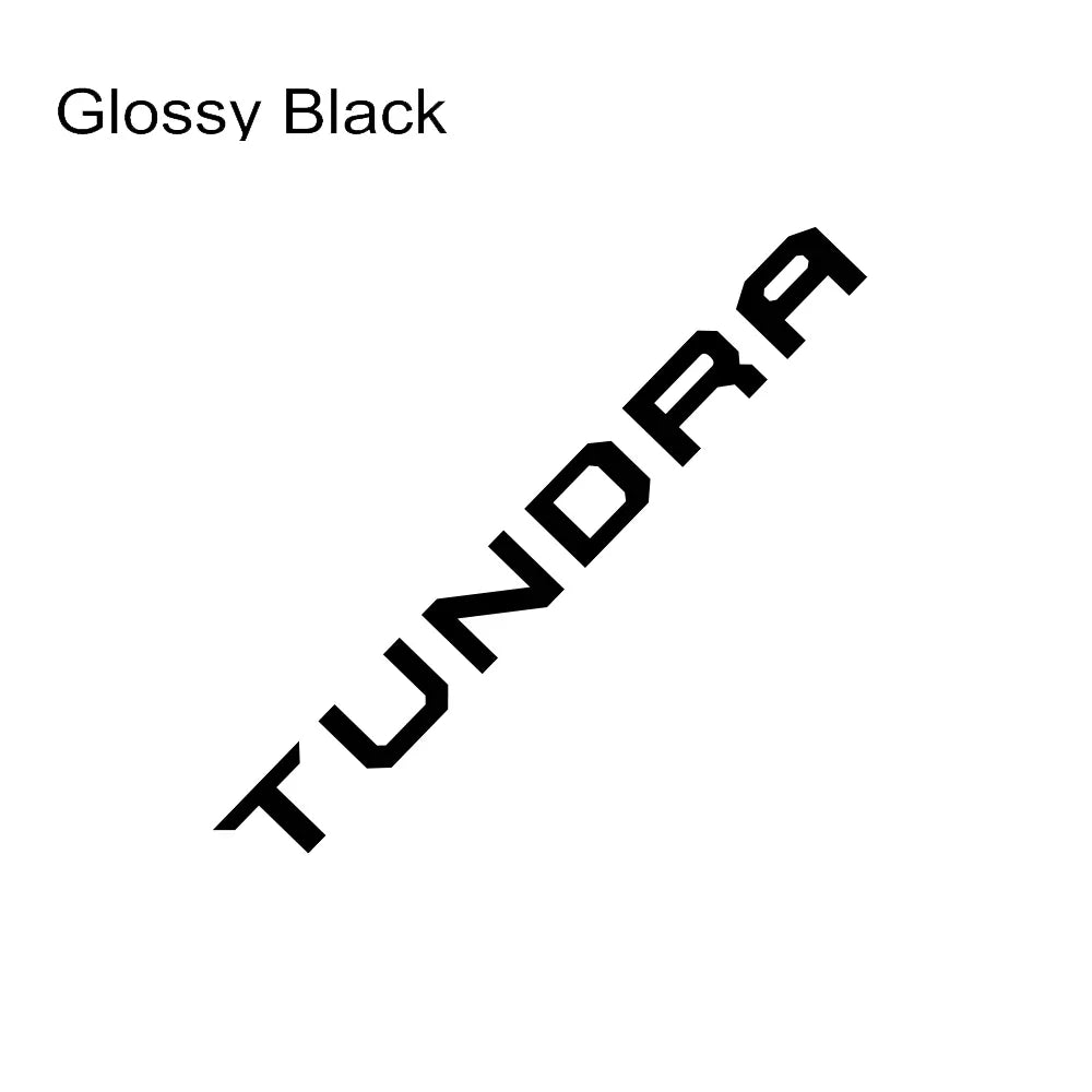 Tailgate Insert & Indent Letter Decal for Toyota Tundra (2014–2019) | Vinyl Pickup Sticker - 200000182:350850#Carbon Fiber-200000182:350852#Glossy Orange-200000182:366#Glossy Yellow-200000182:175#Glossy Blue-200000182:173#Matt Gold-  DRIVEN - 18