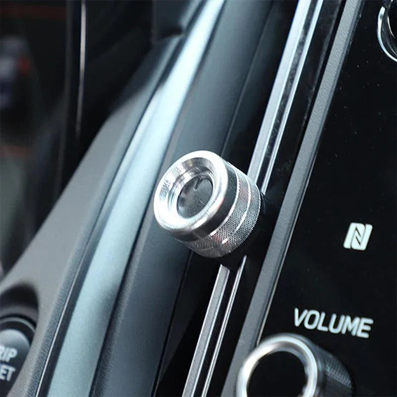 SFB CNC Central and Outer AC Knobs for 2022+ WRX - 200000182:29#red-200000182:193#silver-  DRIVEN - 5