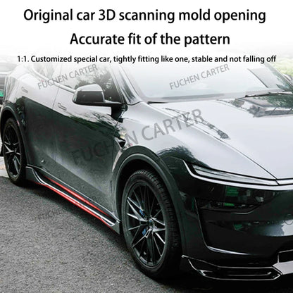 ABS Side Skirt Extension Body Kit for Tesla Model Y Juniper (2025) | Fast Aero Gloss Finish - 14:200004889#Matte Black-14:200004890#Bright Black-14:200004891#Bright carbon-14:200003699#Matte carbon-  DRIVEN - 3