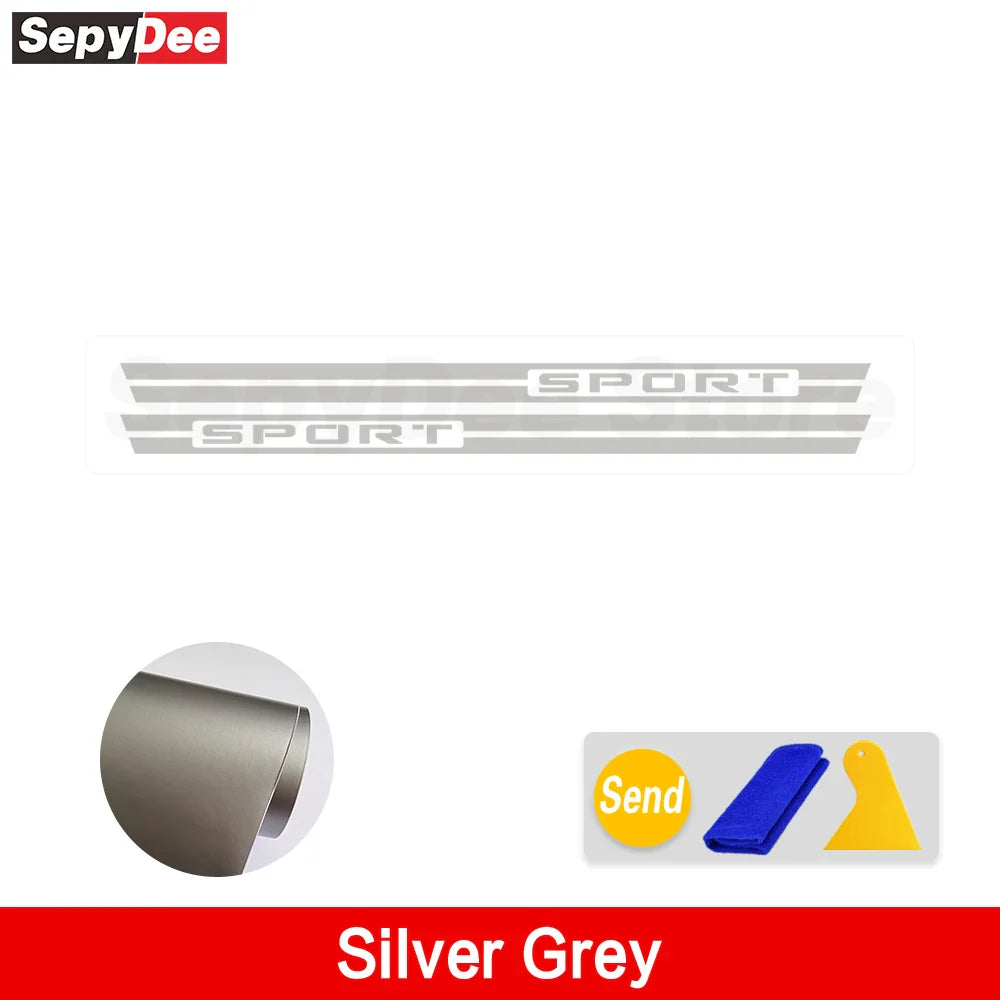 Racing Sport Door Side Skirt Decal for Ford Bronco Sport (2021+) | KK Vinyl Body Sticker - 200000182:193#Glossy Black-200000182:29#Glossy White-200000182:366#5D Carbon Black-200000182:175#Matte Black-200000182:691#Sliver Gray-  DRIVEN - 8