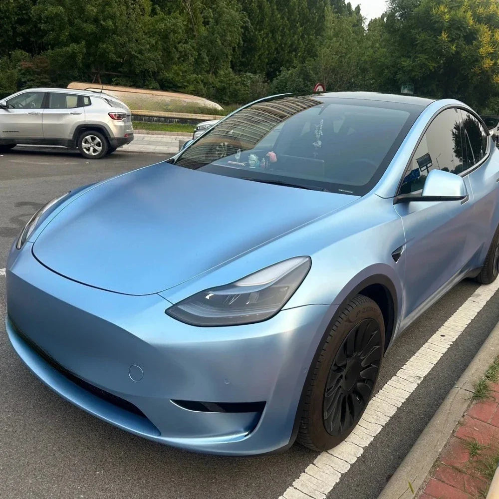 Precut Color Change PPF for Tesla Model 3 Highland (2024–2025) | Black & Glacier Blue PET Film - 200000182:350686#Bright black-200000182:350850#Matte Black-200000182:350852#Matte Black Purple-200000182:200004890#Lake Blue-200000182:200000914#Porsche Matte Grey-  DRIVEN - 14