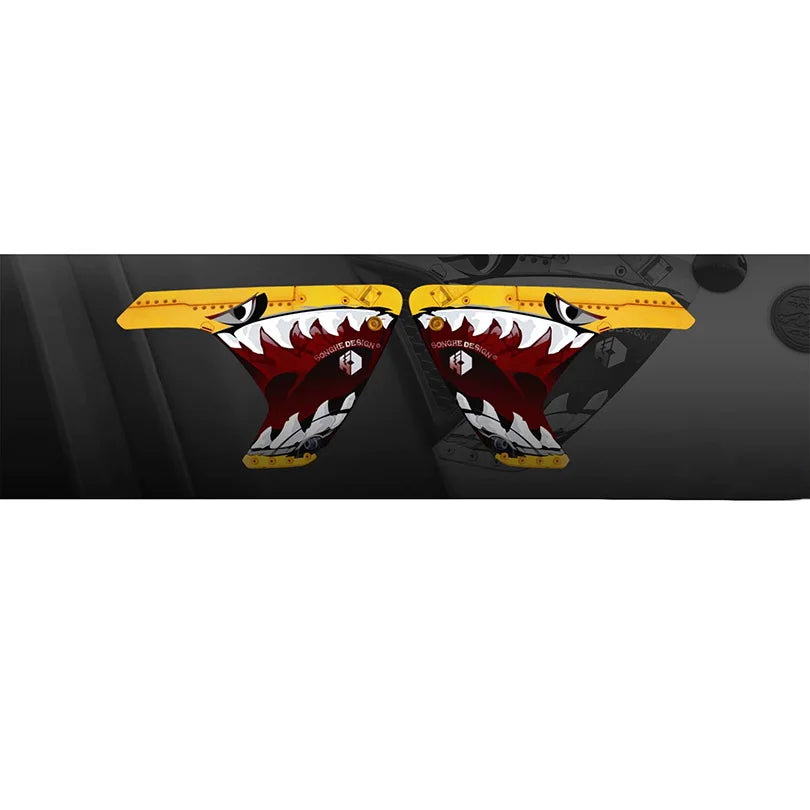 Shark Soldier Hood, Side & Fender Vent Decal | Precut Vinyl Wrap Graphic Kit - 200000182:350686#E-200000182:691#C-200000182:10#D-200000182:193#A-200000182:29#B-  DRIVEN - 9