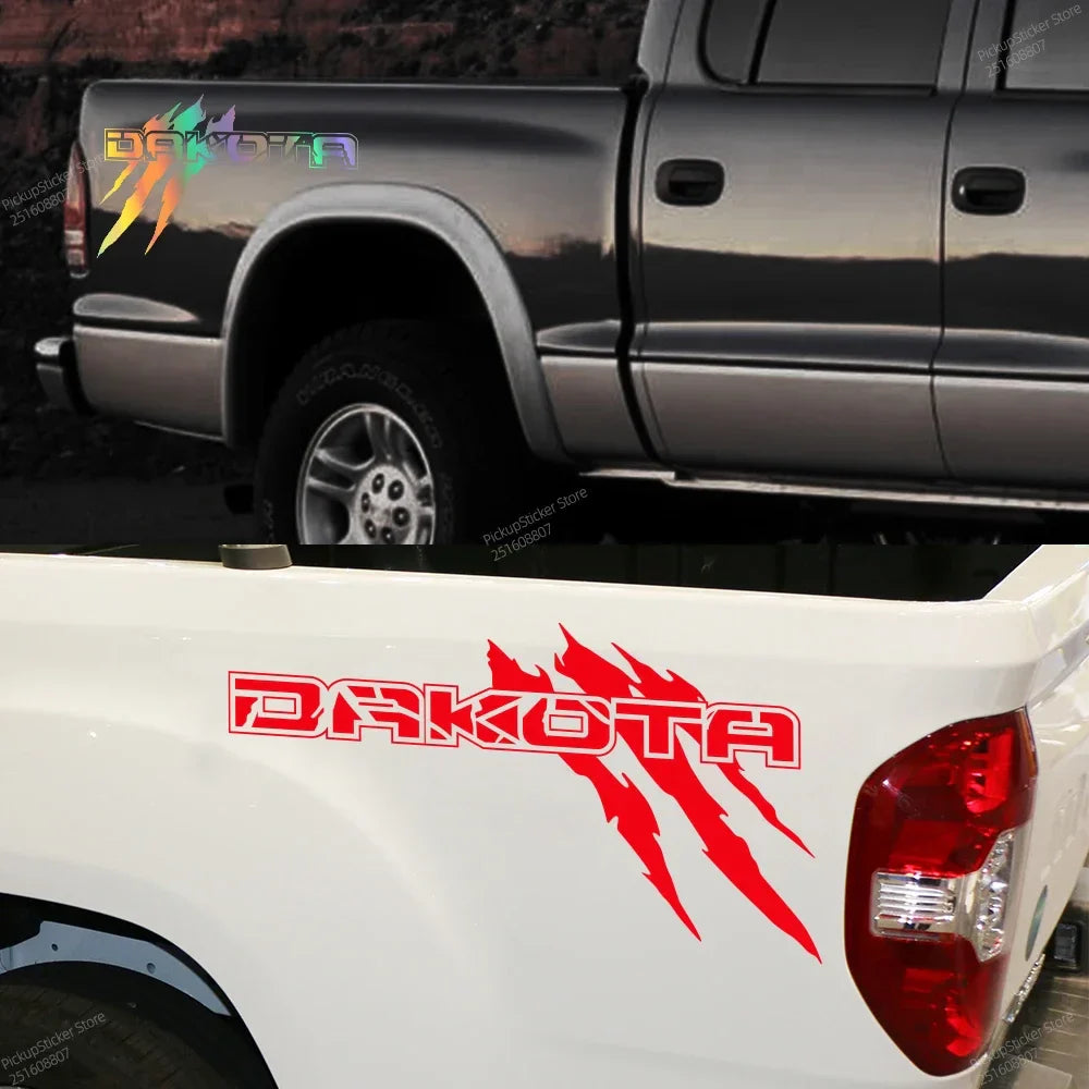 Claw Style Truck Bed Side Decal | Universal Pickup Body Vinyl Graphic - 200000182:1052#Matt Black;5:361385#50x27.8cm-200000182:1052#Matt Black;5:361386#70x38.9cm-200000182:1052#Matt Black;5:100014064#90x50cm-200000182:350850#Matt Sliver;5:200000990#40x22cm-200000182:350850#Matt Sliver;5:361385#50x27.8cm-  DRIVEN - 3