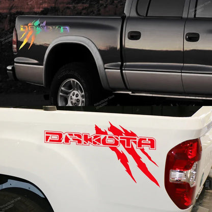 Claw Style Truck Bed Side Decal | Universal Pickup Body Vinyl Graphic - 200000182:1052#Matt Black;5:361385#50x27.8cm-200000182:1052#Matt Black;5:361386#70x38.9cm-200000182:1052#Matt Black;5:100014064#90x50cm-200000182:350850#Matt Sliver;5:200000990#40x22cm-200000182:350850#Matt Sliver;5:361385#50x27.8cm-  DRIVEN - 3