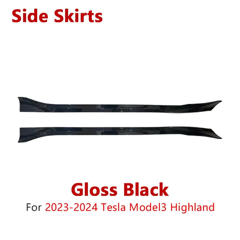 Full Body Kit — Bumper Lips, Diffuser & Spoiler for Tesla Models | Gloss Black & Carbon Tuning - 14:200004890#24M3-Side Skirts-GB-14:200003699#24M3-Rear Wing-GB-14:200002130#24M3-Whole Set-GB-14:200001951#24M3-Front-MB-14:200000914#24M3-Side Skirts-MB-  DRIVEN - 15