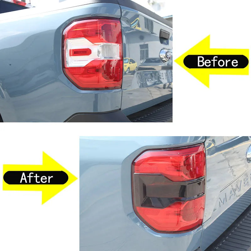 Black Tail Light Cover Brake Light Wide Indicator Trim for Ford Maverick (2022–2025) | owntycar ISO9001