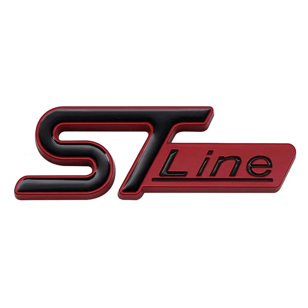 3D Metal ST Line Trunk Badge | Ford Focus / Mondeo / Kuga / Ecosport Emblem - 200000182:350686#Silver Blue;5:361385#7.9 x 2.7cm-200000182:496#Black Blue;5:361385#7.9 x 2.7cm-200000182:173#Silver Yellow;5:361385#7.9 x 2.7cm-200000182:175#Black Yellow;5:361385#7.9 x 2.7cm-200000182:350850#Black Green;5:361385#7.9 x 2.7cm-  DRIVEN - 10
