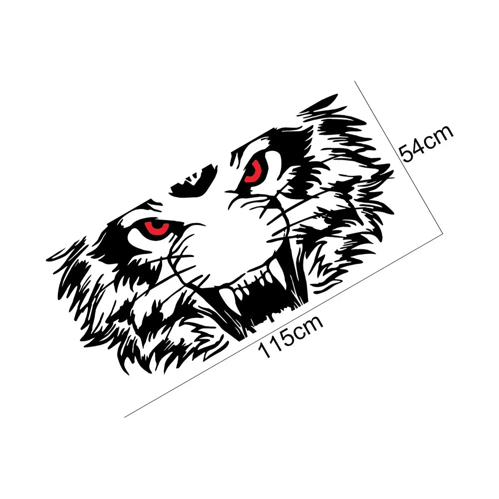 Tiger Tailgate Graphic Decal | Universal Pickup Sticker for Ford F-150, Toyota Hilux, Silverado, RAM, Isuzu D-Max & More - 200000182:350850#Black Gray-200000182:10#Gold Silver-200000182:29#White Gray-200000182:350852#Black Red-200000182:350853#Black Gold-  DRIVEN - 5