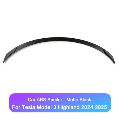 Matte Carbon ABS Rear Trunk Spoiler for Tesla Model 3 Highland Performance (2025) | Boot Wing - 14:200003699#abs matte;200007763:201336106-14:200003699#abs matte;200007763:201336342-14:200004891#abs gloss;200007763:201336106-14:200004891#abs gloss;200007763:201336342-14:200004890#abs matte carbon;200007763:201336342-  DRIVEN - 8