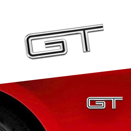 3D Chrome Metal GT Trunk Badge for Ford Mustang | Rear Decal Emblem Sticker - 200000182:193#1-  DRIVEN - 2