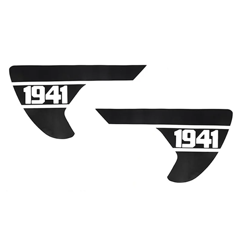 Jeep Wrangler JL & Gladiator JT Side Fender Vent “1941” Decal – Precut Black PVC Sticker (2018–2024) - 200000182:691#Black-  DRIVEN - 5